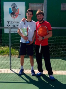 Pecorella e il maestro Caneschi