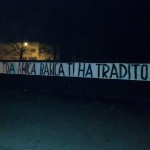 Striscione Casa Pound - Banca Etruria