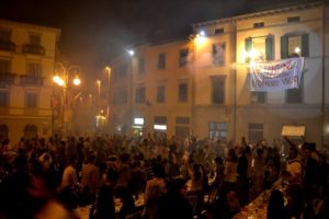 cena settembre 2015 piazza della badia
