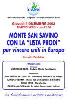 Lista unitaria dell’Ulivo Lista unitaria dell’Ulivo