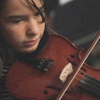 I giovani con ‘La parrucca di Mozart’ I giovani con ‘La parrucca di Mozart’