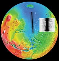 Il Radar di Marsis scopre antichi crateri su Marte