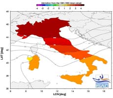 Il 2007 comincia al caldo, ma il record è del 1804