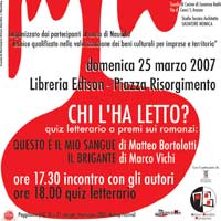 ‘Chi l’ha letto?’: Incontro con Marco Vichi e Matteo Bortolotti