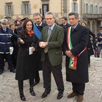 Rutelli, in confernza stampa nella Sala dei Grandi