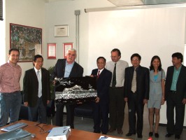 Delegazione vietnamita in visita al centro di Geotecnologie
