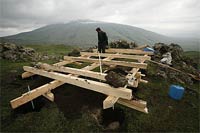 Clima: L’arca di Noè ricostruita da Greenpeace sul Monte Ararat