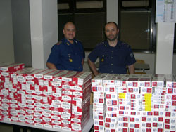 Sequestrati 47 chili di sigarette di contrabbando