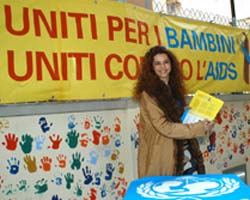 Paola Saluzzi ‘Goodwill Ambassador’ dell’Unicef Italia