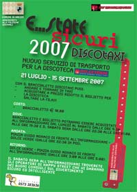 In discoteca con il taxi
