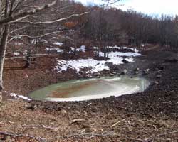 Ripristinato lo specchio d’acqua del lago degli idoli