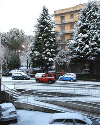 Maltempo: Toscana, la neve in pianura si è trasformata in acqua