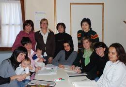 Le mamme del gruppo auto-aiuto per l’allattamento al seno
