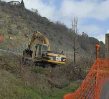 Nuova rampa di accesso sulla SR71 a Capolona