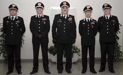 Goffredo Mencagli Generale di Corpo d’Armata in visita ad Arezzo