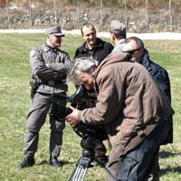 Una troupe del TG5 al Parco Nazionale delle Foreste Casentinesi