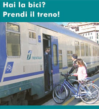 A Pasquetta biciclette gratis sui treni regionali e interregionali