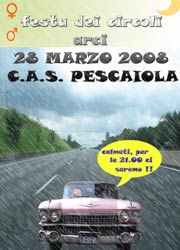 Venerdì 28 marzo Festa dei Circoli Arci presso il CAS di Pescaiola