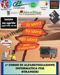 Corso di Alfabetizzazione informatica per stranieri