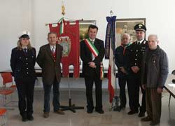 Bandiera storica in Comune