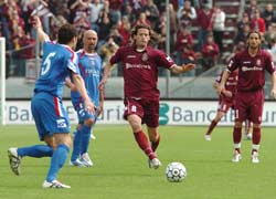 Arezzo battuto in casa dall’Ancona 2-0