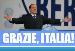 Vince Berlusconi e boom della Lega