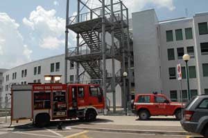 Allarme incendio al San Donato di Arezzo Allarme incendio al San Donato di Arezzo