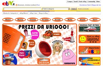 Ebay: italiani….. eterni bambini Ebay: italiani….. eterni bambini