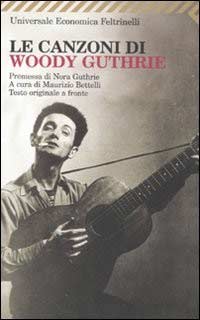 Si parla di libri su Bob Dylan e Woody Guthrie
