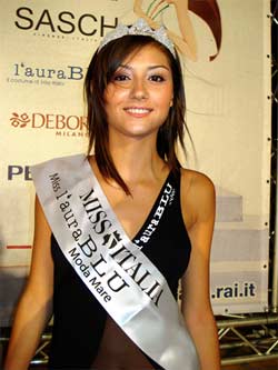 Irene Scelsi è stata eletta Miss l’Aurablu Modamare