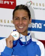 Nuoto, argento ad Alessia Filippi