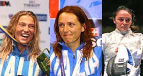 Bronzo per le azzurre del fioretto Bronzo per le azzurre del fioretto