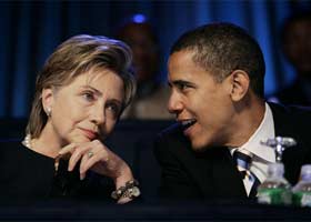 Hillary: ‘Uniti per Obama presidente’ Hillary: ‘Uniti per Obama presidente’
