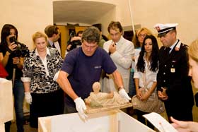A Cortona arrivo delle opere dal museo Ermitae