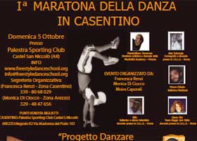 Prima maratona della Danza in Casentino