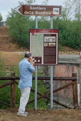 Sentiero della bonifica tra realtà e futuro