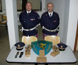 Arrestato napoletano con 11 chilogrammi di hashish
