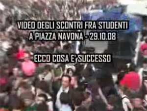 Blocco studentesco: ‘Aggressione antifascista in Piazza Navona’