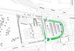 Parcheggio multipiano, pista ciclabile e mercato rionale