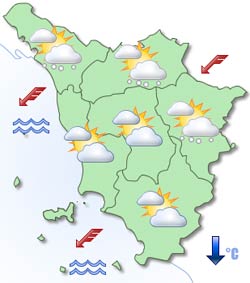 Il tempo previsto per domani sabato 27 dicembre