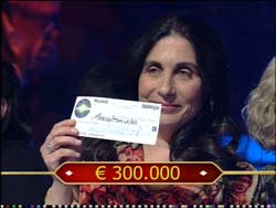 Domani a ‘Chi vuol essere milionario’: si vinceranno 300mila euro