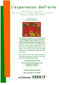 Seminario conclusivo del corso di formazione “Musei Senza Barriere