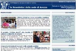 Sul web una nuova Newsletter della sede universitaria di Arezzo