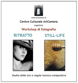 Workshop di Fotografia: ‘Ritratto e still-life’
