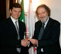 Medaglia d’argento a Daniele Tognaccini in Consiglio Regionale