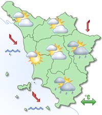 Toscana: previsioni meteo