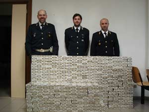 Sequestrati oltre 120 chilogrammi di sigarette di contrabbando