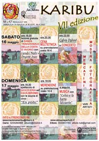 Badia a Ruoti: torna la festa africana Badia a Ruoti: torna la festa africana