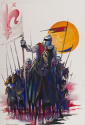 I colori della battaglia di Campaldino