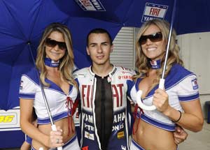 Prima fila per la coppia Fiat-Yamaha sotto il sole di indianapolis